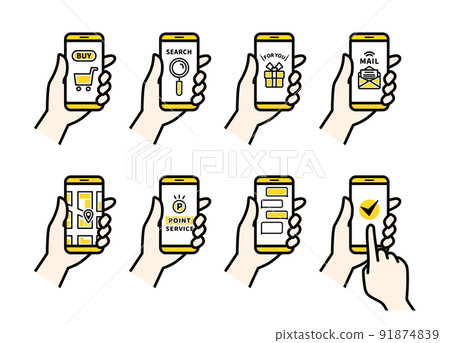 智能手機手應用 智能手機手應用 91874839