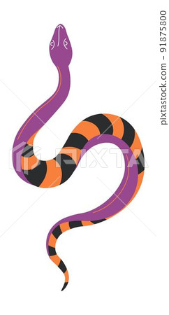 Poisonous snake, serpent wildlife animals vector Poisonous snake, serpent wildlife animals vector 91875800