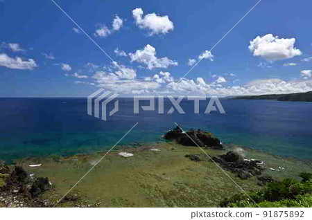 Coastal scenery of Amami Oshima (Oganekufureai Park) 91875892
