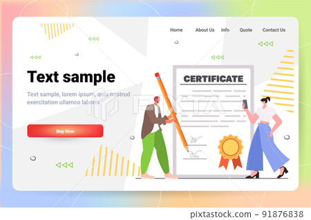 businessman signing paper certificate business man puts signature on business document employment contract agreement 91876838