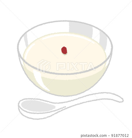 杏仁豆腐的插圖 杏仁豆腐的插圖 91877012