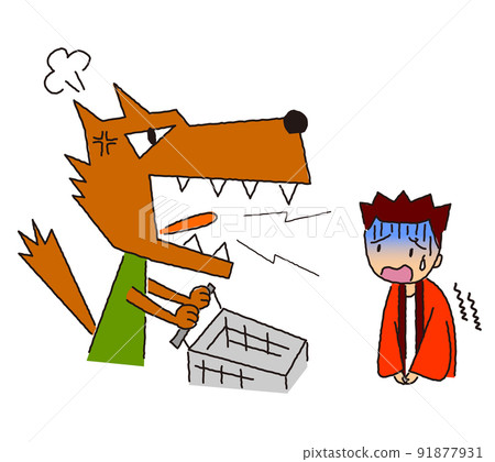 被狼一樣的索賠人威脅的職員 91877931