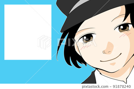 Illustration of a woman in a crisp uniform (3) Illustration of a woman in a crisp uniform (3) 91878240