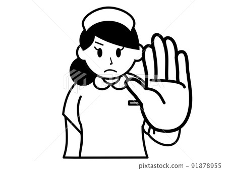 停止姿勢護士 91878955