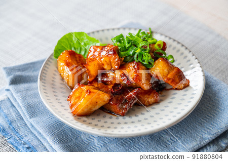 Kakuni pork diced meat Kakuni pork diced meat 91880804