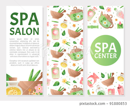 Spa Original Design with Essential Oil Jar, Candle and Bowl for Aromatherapy and Relax Vector Template Spa Original Design with Essential Oil Jar, Candle and Bowl for Aromatherapy and Relax Vector Template 91880853