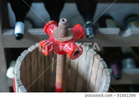 press for making cider and wine, element of the pressure mechanism for berries and fruits 91881266