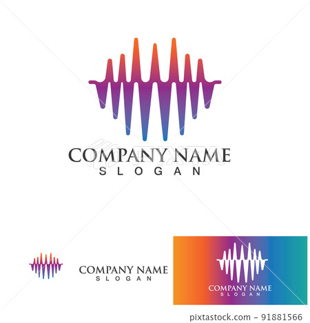 music logo sound wave equalizer icon vector design illustration template music logo sound wave equalizer icon vector design illustration template 91881566