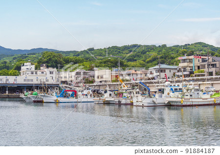 View of Odawara Fishing Port (Odawara City Public Fisheries Regional Wholesale Market) 91884187