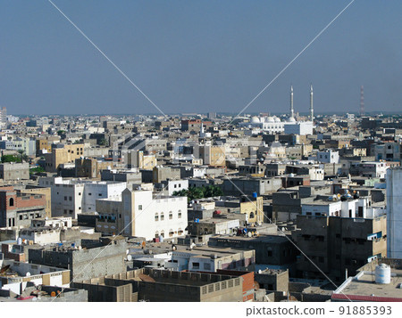 Aerial cityscape view to Hudaydah city, Yemen Aerial cityscape view to Hudaydah city, Yemen 91885393