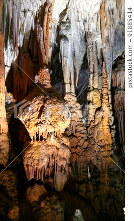 Interior of Postojna cave aka Postojnska jama, Slovenia 91885414