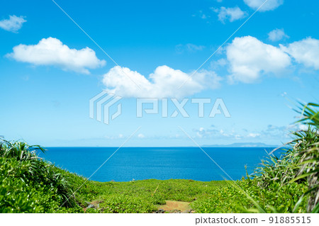 Suiheisen seen from Cape Zanpa 91885515