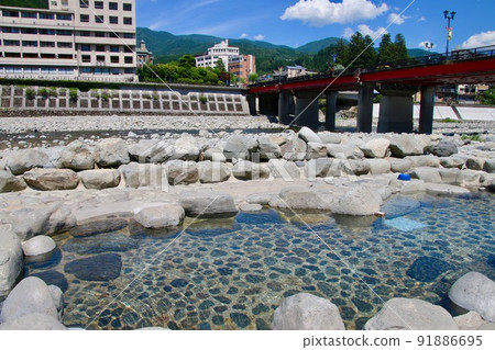 Gero Onsen, Japan's Three Famous Springes, and Fountain Pond (Gero City, Gifu Prefecture) 91886695