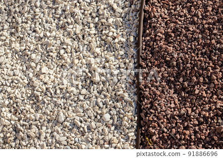 small bright pebbles and gravel as background or texture small bright pebbles and gravel as background or texture 91886696