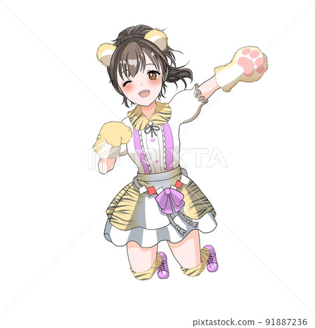 【自然髮色】紫馬尾偶像掌管虎cosplay虎年賀歲 【自然髮色】紫馬尾偶像掌管虎cosplay虎年賀歲 91887236