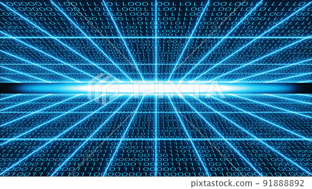 Binary Code Number Random Digital Technology Background 91888892