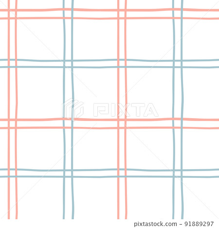 Seamless pink and white background - checkered Vector Image