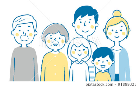 Family three generations Family three generations 91889323