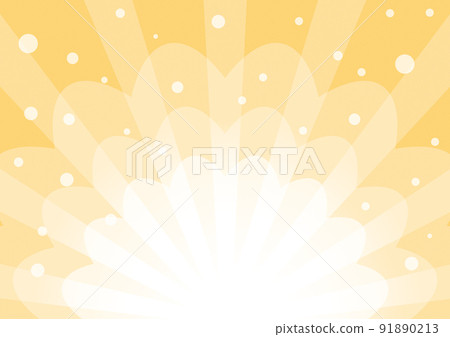 可愛的濃度線背景橙色 91890213