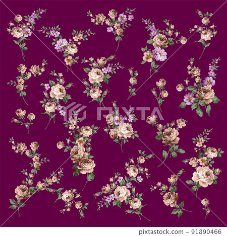 Beautiful and cute rose material collection, Beautiful and cute rose material collection, 91890466