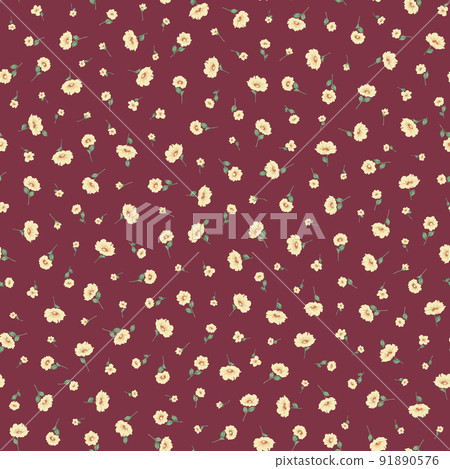 Cute Liberty-like florets pattern, 91890576
