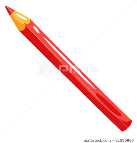 Illustration of pencil. School item. Education image for design. Illustration of pencil. School item. Education image for design. 91890990