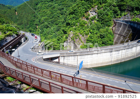 Crossing to Chichibu Otsuka Mitsumine Shrine [Futase Dam, Saitama Prefecture] 91892525