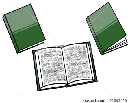 Illustration of a book Illustration of a book 91893429
