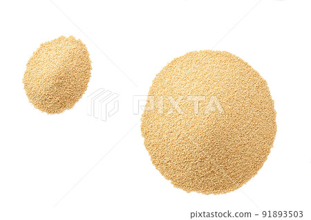dry amaranth isolated on white background top view. Pile dry amaranth isolated on white background top view. 91893503