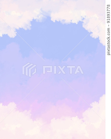 夜空和雲框背景壁紙 夜空和雲框背景壁紙 91893778