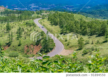 （群馬縣）滋賀草津路（清爽公路）草津一側的風景 91894550