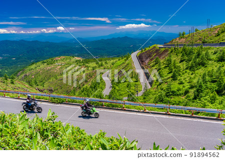 (群馬縣)滋賀草津路(清爽公路)草津一側的風景 (群馬縣)滋賀草津路(清爽公路)草津一側的風景 91894562