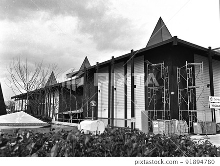 <Osaka> Osaka Expo, New Zealand Pavilion under construction <Osaka> Osaka Expo, New Zealand Pavilion under construction 91894780