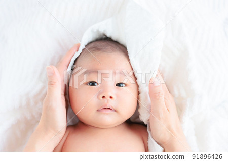 Baby after bath Baby after bath 91896426