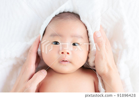 Baby after bath Baby after bath 91896428