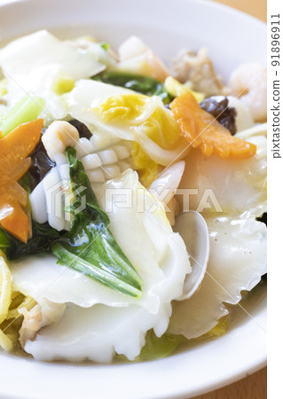 美味的 Ankake 海鮮炒麵 美味的 Ankake 海鮮炒麵 91896911