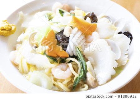 美味的 Ankake 海鮮炒麵 美味的 Ankake 海鮮炒麵 91896912