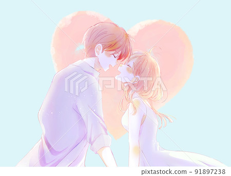 快樂男女夏季心形 91897238