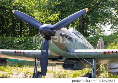 Supermarine Spitfire World War II fighter aircraft. Ketrzyn, Poland, 11 June 2022 Supermarine Spitfire World War II fighter aircraft. Ketrzyn, Poland, 11 June 2022 91898681