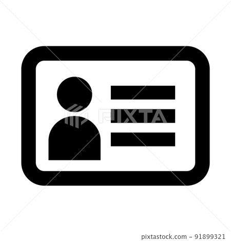 Account information mark icon Account information mark icon 91899321