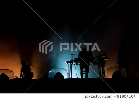 Live concert. Artist on the stage 91904104