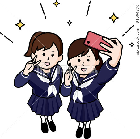 自拍的女學生 91904870