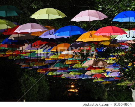 Umbrella Sky at Night (Tatebayashi City Hall) 91904904