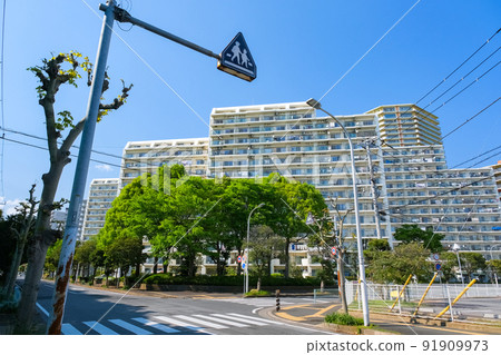 千葉縣美浜區高須稻毛海岸高層公寓街景 91909973
