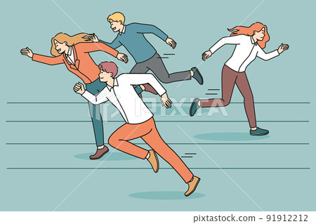 Weak woman quit race refuse compete with others 91912212