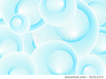 Blue white minimal circular lines abstract futuristic tech background 91912253
