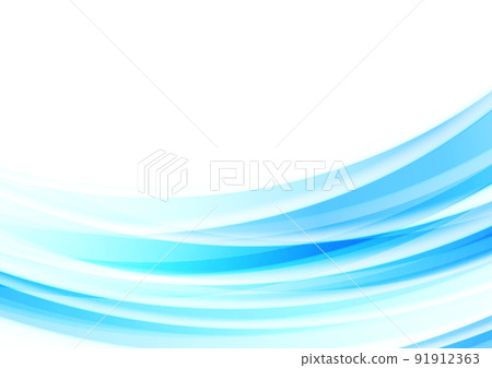 Blue blurred smooth waves abstract background - Stock Illustration ...