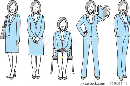 Job hunting recruitment suit women set Job hunting recruitment suit women set 91919244