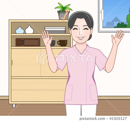 Fashionable interior and women Fashionable interior and women 91920127