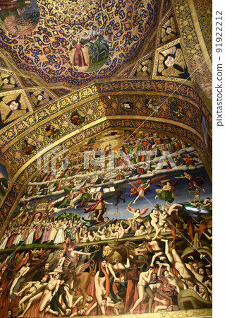 Interior of Vank Church in Isfahan, Iran 91922212